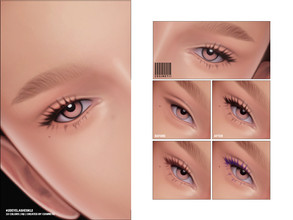 Sims 4 — 2D Eyelashes | N12 by cosimetic — - Female - 10 Swatches. - 10 Custom thumbnail. - You can find it in the makeup