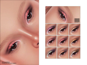 Sims 4 — Eyeshadow | N169 by cosimetic — - Female - 10 Swatches. - 10 Custom thumbnail. - You can find it in the makeup