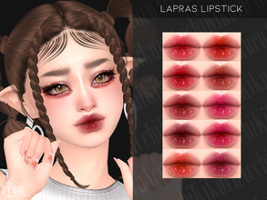 Sims 4 — Lapras Lipstick by Kikuruacchi — - It is suitable for Female and Male. ( Teen to Elder ) - 10 swatches - HQ
