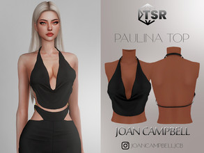 Sims 4 — Paulina Top by Joan_Campbell_Beauty_ — 10 swatches Custom thumbnail Original mesh Hq compatible