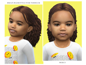 Sims 4 — Brian Hairstyle for Toddler by -Merci- — New Maxis Match Hairstyle for Sims4. -For toddler. -Base Game