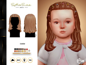 Sims 4 — Loaiza Hairstyle (Toddler) by sehablasimlish — I hope you like it and enjoy it.