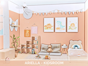 Sims 4 — Ariella Kidsroom - TSR Only CC by Mini_Simmer — Room type: Kidsroom Size: 4x4 Price: $8,517 Wall Height: Short