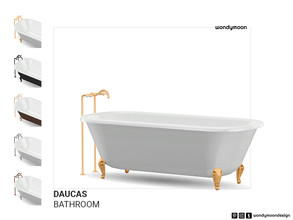 Sims 4 — Daucas Bathtub by wondymoon — Daucas Bathroom Bathtub Wondymoon Sims 4 Creations | 2023