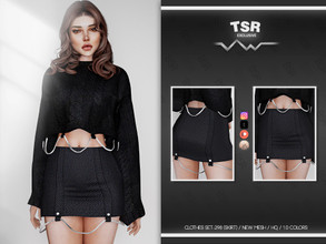 Sims 4 — CLOTHES SET-298 (SKIRT) BD859 by busra-tr — 10 colors Adult-Elder-Teen-Young Adult For Female Custom thumbnail