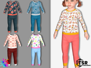 Sims 4 — Toddler Japanese Pattern Pajamas by Pelineldis — Pajamas with Japanese patterns. Can be found in category