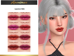 Sims 4 — Lipstick N26 by Anonimux_Simmer — - 8 Swatches - BGC - HQ - Thanks to all CC creators - I hope you enjoy!