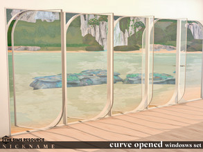 Sims 4 — curve windows set opened by NICKNAME_sims4 — curve windosws set_opened 10 package files. curve windosws