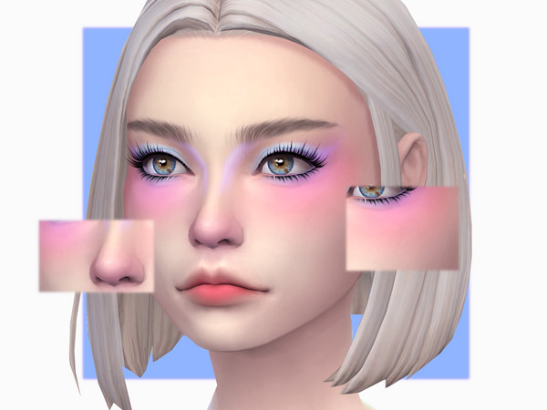 Sims 4 — Dragon's Blood Blush by Sagittariah — base game compatible 5 swatches properly tagged enabled for all occults