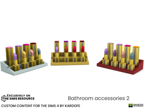 Sims 4 — kardofe_Bathroom accessories_Lipstick by kardofe — Box with lots of lipsticks In three colour options