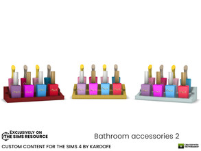 Sims 4 — kardofe_Bathroom accessories_Nail Polish by kardofe — Box with lots of nail polish bottles In three colour