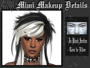 Sims 4 — Mimi Makeup Details by MaruChanBe2 — Cute makeup details for under eyes <3