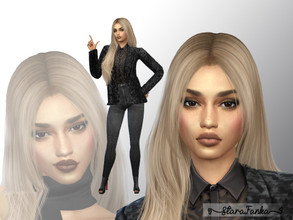 Sims 4 — Schanna Archer by starafanka — DOWNLOAD EVERYTHING IF YOU WANT THE SIM TO BE THE SAME AS IN THE PICTURES NO