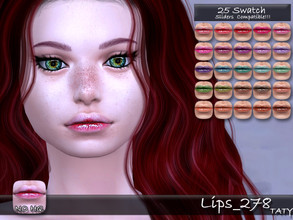 Sims 4 — Lips_278 by tatygagg — New Lipstick for your sims - Female, Male - Human, Alien - Teen to Elder - Hq Compatible