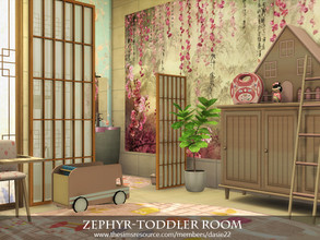 Sims 4 — Zephyr-Toddler Room by dasie22 — Zephyr-Toddler Room is an Asian fusion of modernity and tradition. The pictures