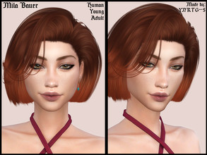 Sims 4 — Mila Bauer by YNRTG-S — All the info about the sim is in the previews. Please don't forget to check the Creator