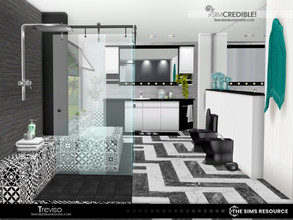 Sims 4 — Treviso by SIMcredible! — Today we bring the Treviso set. We decided this time to add some different colors and