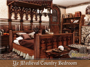 Sims 4 — Ye Medieval Country Bedroom by MychQQQ — Value: $ 22,721 Size: 7x6