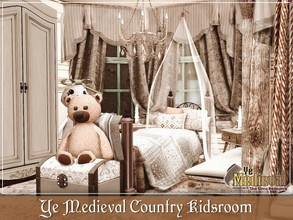Sims 4 — Ye Medieval Kidsroom by MychQQQ — Value: $ 12,878 Size: 7x7
