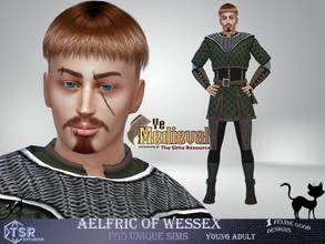 Sims 4 — YeMedieval Aelfric of Wessex by Merit_Selket — Aelfric is a natural leader and a knight at Heart Aelfric of