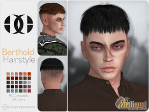 Sims 4 — Ye Medieval - Berthold Hairstyle by DarkNighTt — Berthold Hairstyle is a straight, short hairstyle for your sims