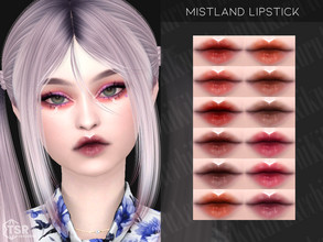 Sims 4 — Mistland Lipstick by Kikuruacchi — - It is suitable for Female and Male. ( Teen to Elder ) - 12 swatches - HQ