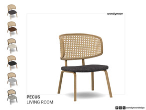 Sims 4 — Pecus Living Chair by wondymoon — Pecus Living Room - Living Chair Wondymoon Sims 4 Creations | 2023