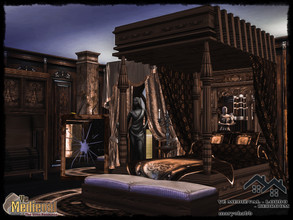 Sims 4 — Ye Medieval - Lordo - Bedroom by marychabb — I present a room - Bedroom , that is fully equipped. Tested. Cost: