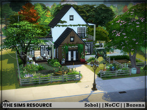 Sims 4 — Sobol - Shell by Bozena — The house is located in the Brindleton Bay . Have fun Lot: 30 x 30 Value: $ 31 776 Lot