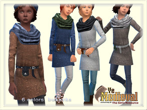 Sims 4 — Ye Medieval Suit c/m by bukovka — Clothes for children boys. Installed standalone, suitable for the base game. 6