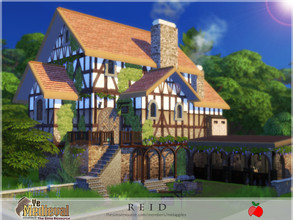 Sims 4 — Ye Medieval - Reid tavern by melapples — a medieval tavern, a place for drinks and food for tired sims or those