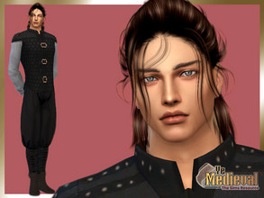 Sims 4 — Ye Medieval - Alistair de Burgh by DarkWave14 — Download all CC's listed in the Required Tab to have the sim