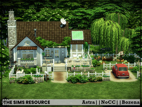 Sims 4 — Astra by Bozena — The house is located in the Henford on Bagley . Have fun Lot: 30 x 20 Value: $ 50 838 Lot