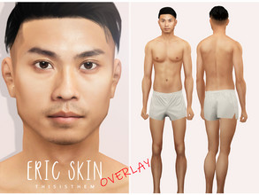 Sims 4 — [Patreon] Eric Skin Overlay by thisisthem —  HQ Compatible ; Overlay (4 swatches) ; Skin Details Category ;