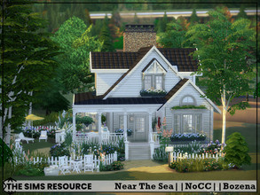 Sims 4 — Near The Sea by Bozena — The house is located in the Brindleton Bay . Have fun Lot: 20 x 20 Value: $ 75 652 Lot
