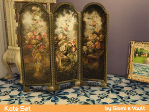 Sims 4 — Kate set  by siomisvault — Hello! I bring you the Kate set it's for my Florence's house. Are a lot of historical