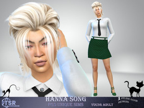 Sims 4 — Hannah Song by Merit_Selket — Hannah loves to dance and party with friends Hannah Song young Adult Master