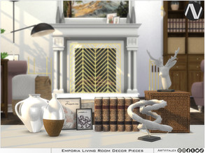 Sims 4 — Emporia Living Room Decor Pieces by ArtVitalex — Living Room Collection | All rights reserved | Belong to 2023