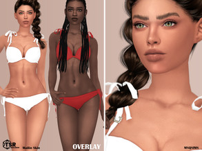 Sims 4 — Mailin Skin Overlay by MSQSIMS — This skin overlay for female sims comes in 4 swatches. It is suitable for