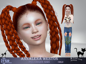 Sims 4 — Annalena Weston by Merit_Selket — AnnaLena is a creative child, who also loves to read AnnaLena weston Child
