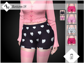 Sims 4 — Bottom 18 by AleNikSimmer — Shorts inspired by Draculaura G3 from Monster High. It comes in six colors inspired