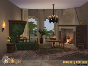 Sims 4 — Ye Medieval - Margaery Bedroom Furniture by sim_man123 — Solid, imposing, but never ostentatious. When you're