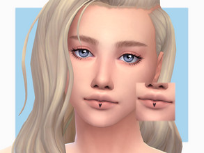 Sims 4 — Heart Lip Mark by Sagittariah — base game compatible 5 swatches properly tagged enabled for all occults (except