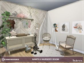 Sims 4 — Namtilu Nursery Room - CC TSR by Sedricia — Please use "bb.moveobjects on" before place the room Room