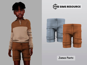 Sims 4 — James Pants (Child) by couquett — Pants for your Childrens Avaible For gils and boys - 10 swatches - new mesh -
