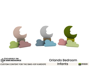 Sims 4 — Orlando Bedroom Clouds by kardofe — Moon and clouds, decorative, in three colour options