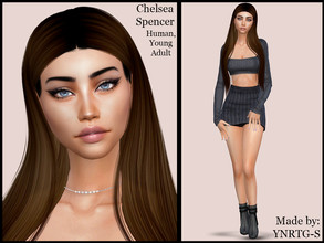 Sims 4 — Chelsea Spencer by YNRTG-S — All the info about the sim is in the previews. Please don't forget to check the