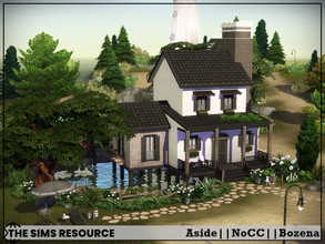 Sims 4 — Aside - Shell by Bozena — The house is located in the Copperdale . Have fun Lot: 30 x 30 Value: $ 25 064 Lot