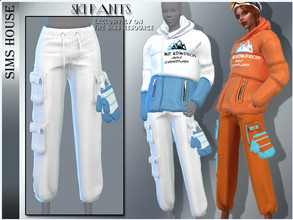 Sims 4 — SKI PANTS WITH MITTENS F by Sims_House — SKI PANTS WITH MITTENS F 6 options. Ski pants with mittens for Tse Sims