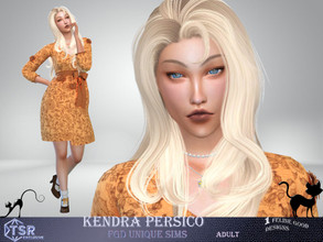 Sims 4 — Kendra Persico by Merit_Selket — Kendras dinnerparties are wellknown in town Kendra Persico Adult Master Chef